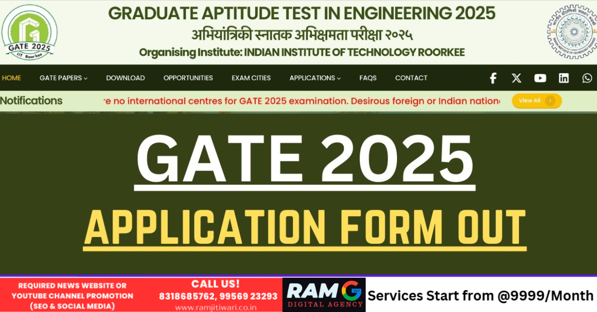 GATE 2025 Application