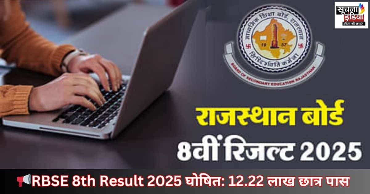 RBSE 8th Result 2025