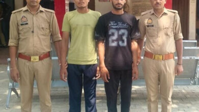 रात में ट्रॉली चोरी, सुबह पुलिस के हत्थे चढ़े दो आरोपी,