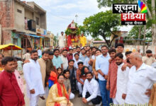 रथ यात्रा में गूंजे दाऊजी महाराज के जयकारे,