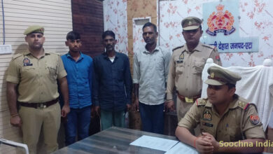 गैर इरादतन हत्या के मामले में तीन आरोपी गिरफ्तार,