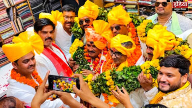 राधा अष्टमी पर निकली राधा-कृष्ण की भव्य शोभायात्रा,