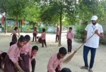 विद्यार्थियों ने लिया स्वच्छता का संकल्प,