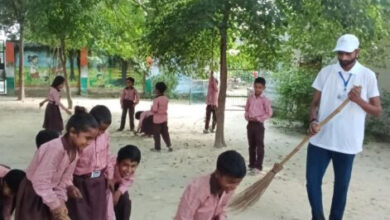 विद्यार्थियों ने लिया स्वच्छता का संकल्प,